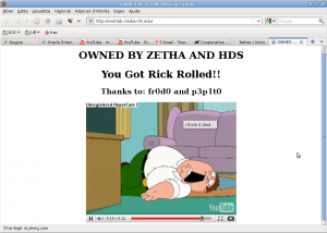 mit owned website with peter griffin
